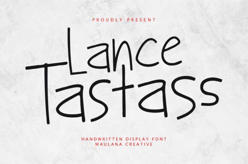 Lance Tastass Font