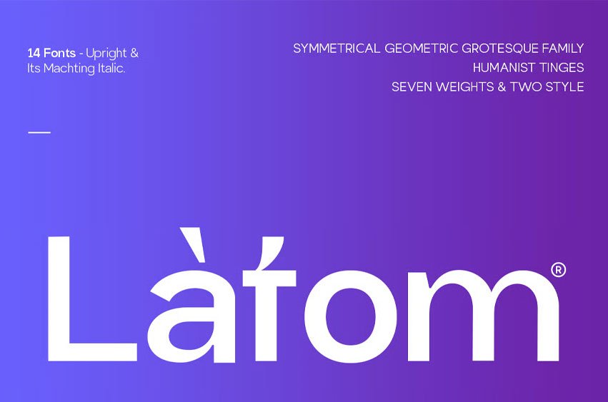 Latom Grotesque Font