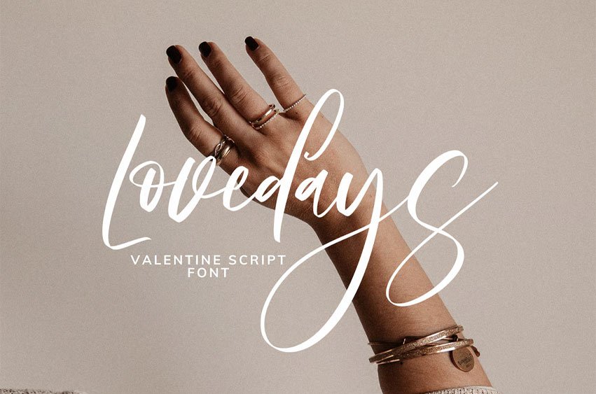 Lovedays Font