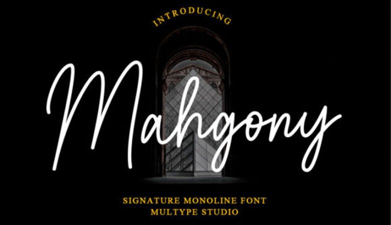 Mahgony Font