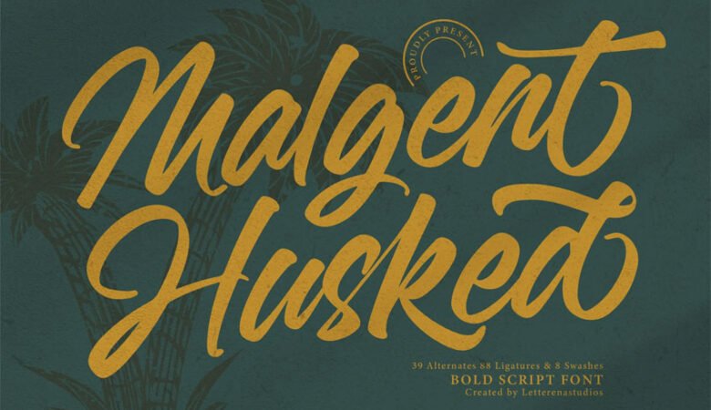 Malgent Husked Font