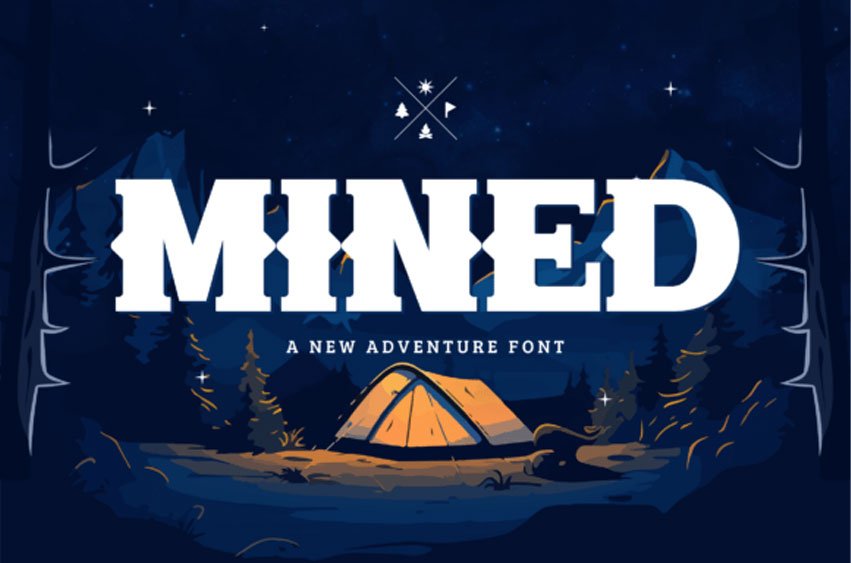 Mined Font