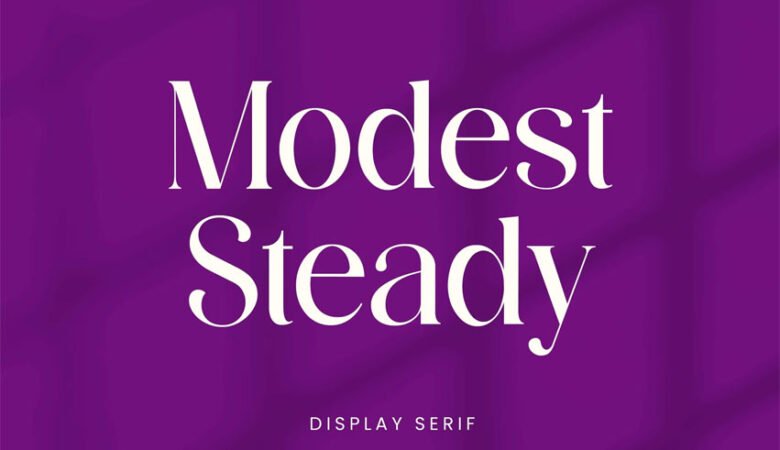 Modest Steady Font