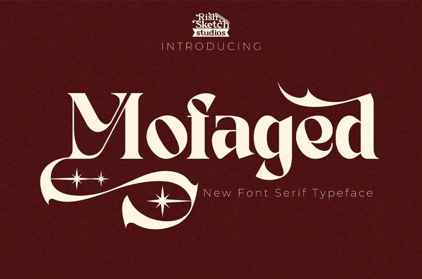 Mofaged Font