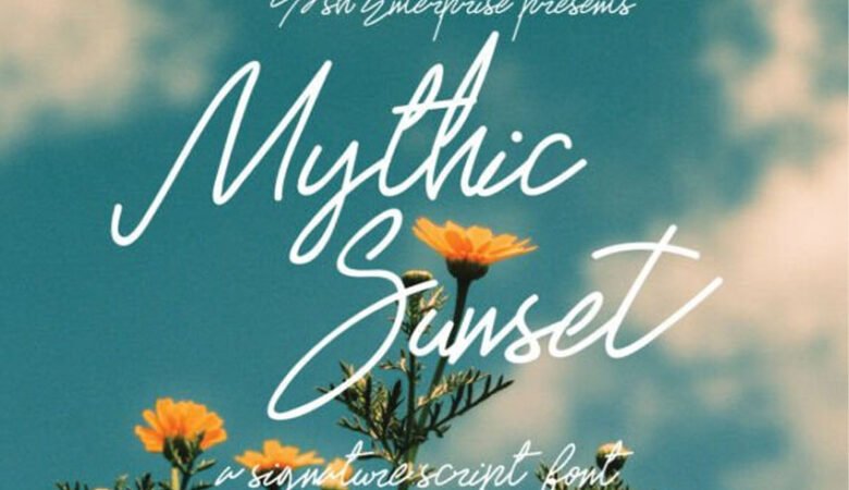 Mythic Sunset Font