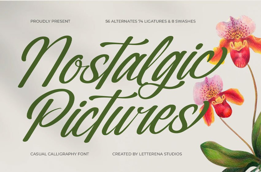 Nostalgic Pictures Font