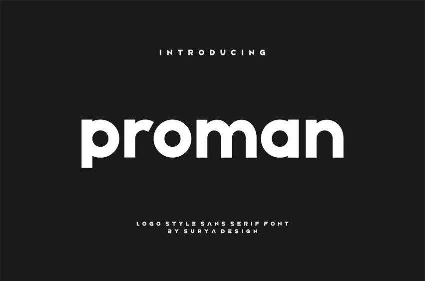 Proman Font