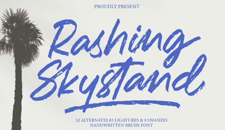 Rashing Skystand Font