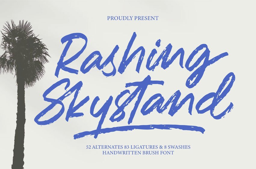Rashing Skystand Font