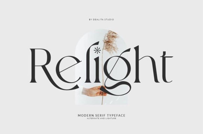 Relight Modern Font
