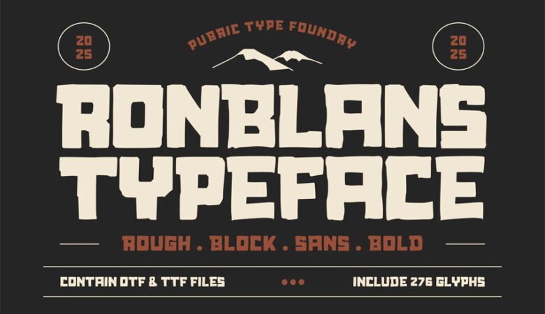Ronblans Font