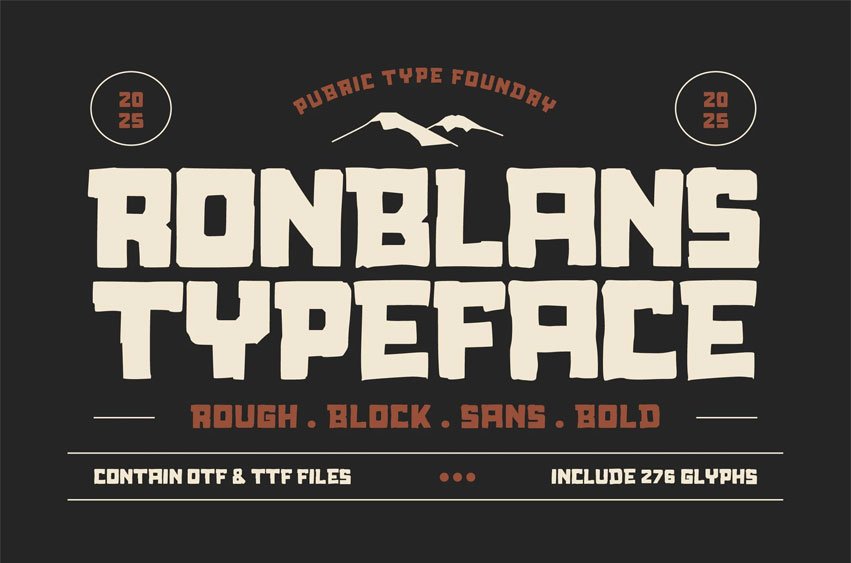 Ronblans Font