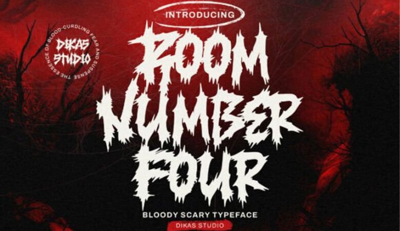Room Number Four Font