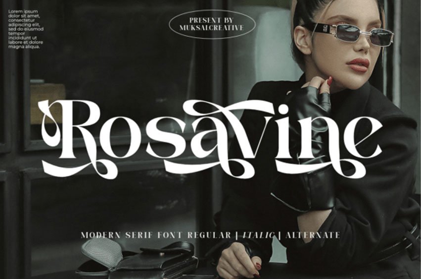 Rosavine Font