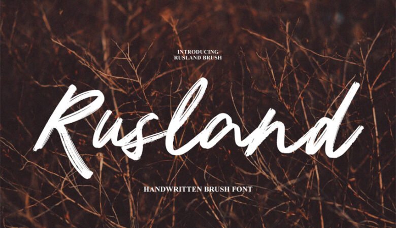 Rusland Font