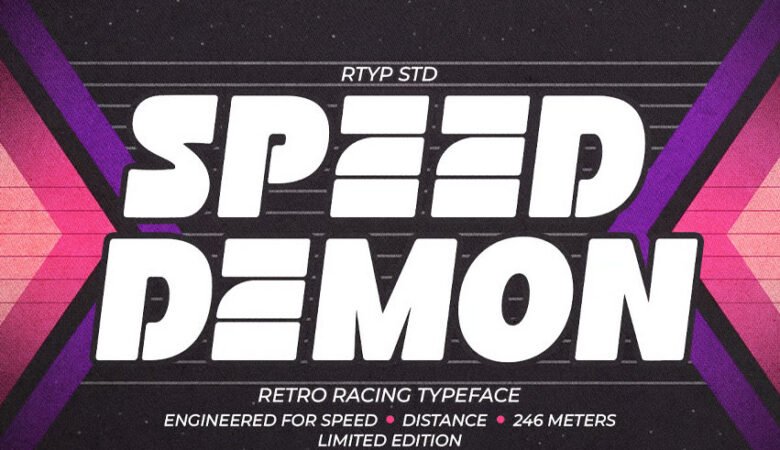 Speed Demon Sans Font