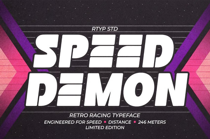 Speed Demon Sans Font