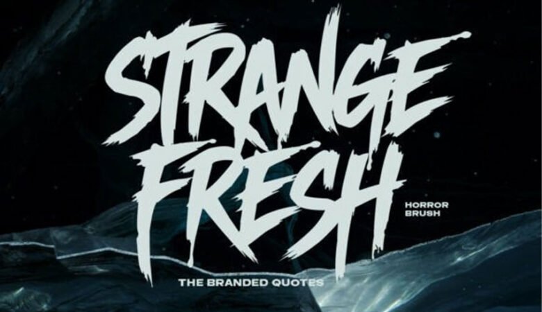 Strange Fresh Font