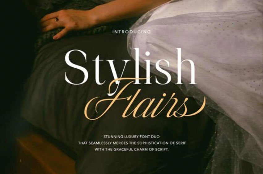 Stylish Flairs Font