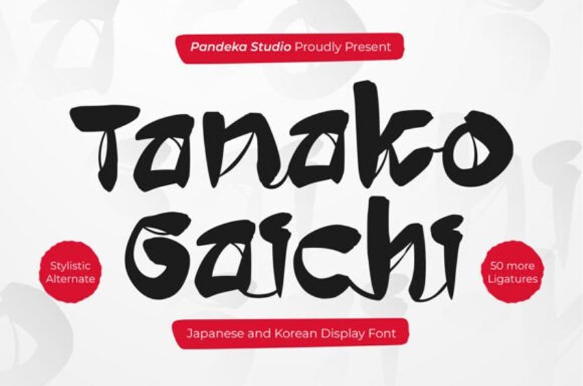 Tanako Gaichi Font