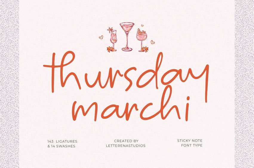 Thursday Marchi Font