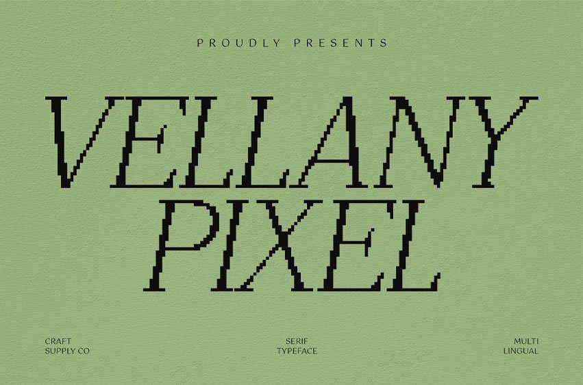 Vellany Pixel Font