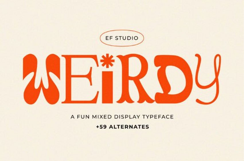 Weirdy Font