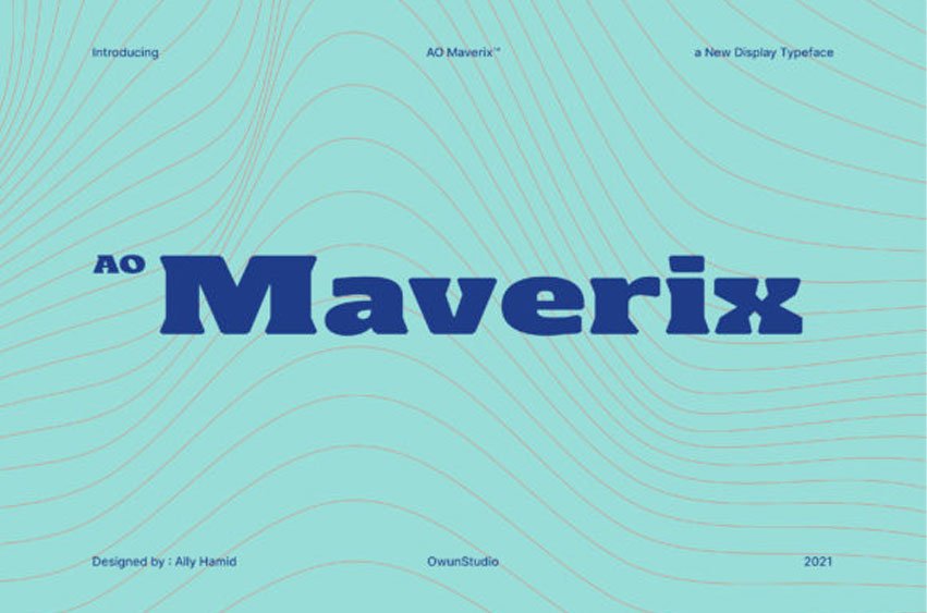 AO Maverix Font