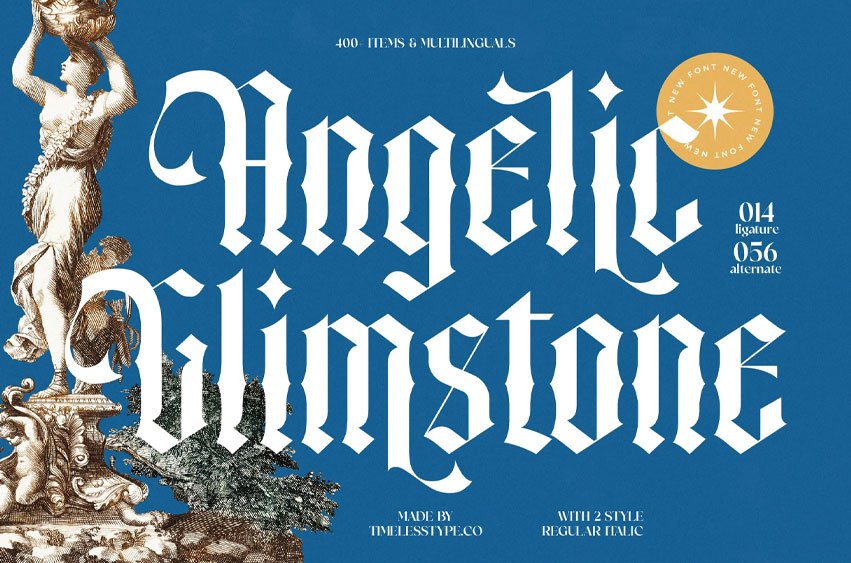 Angelic Glimstone Font