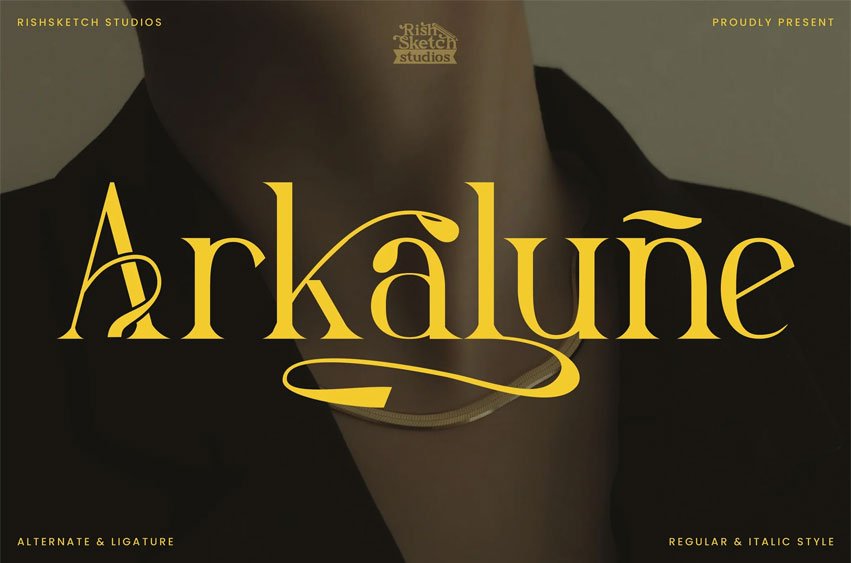 Arkalune Font
