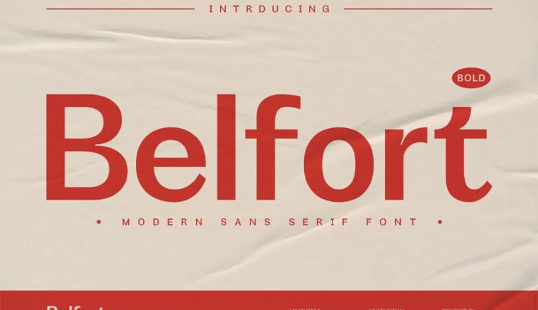 Belfort Bold Font