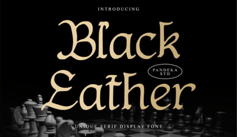 Black Eather Font