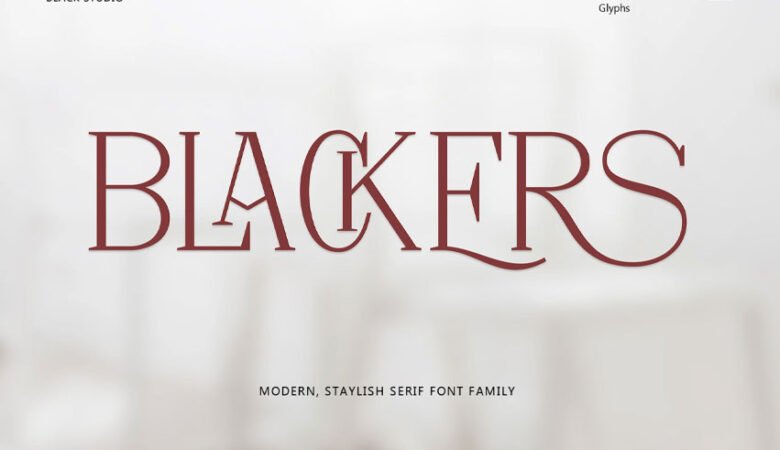 Blackers Font