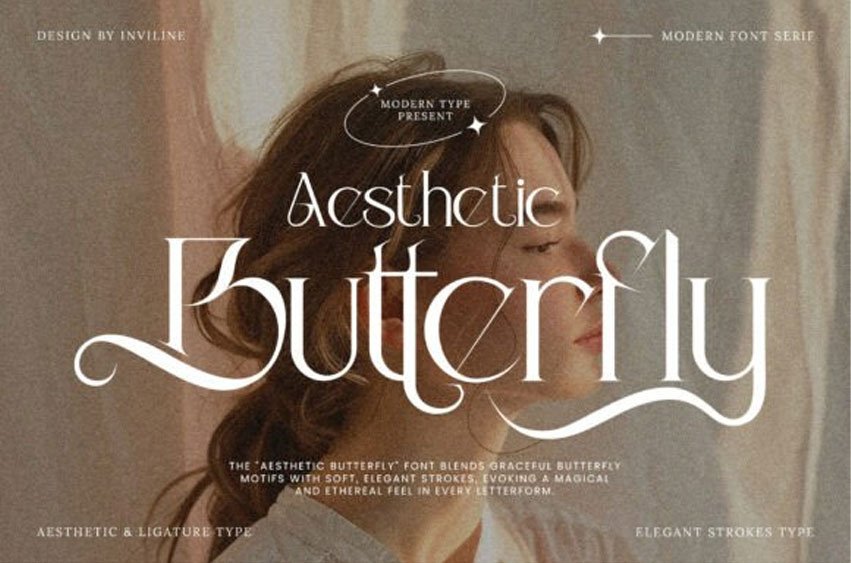 Butterfly Aesthetic Font