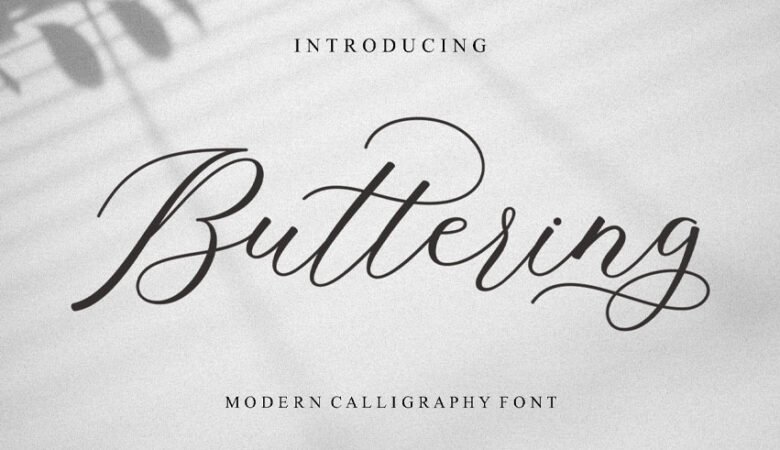 Buttering Font