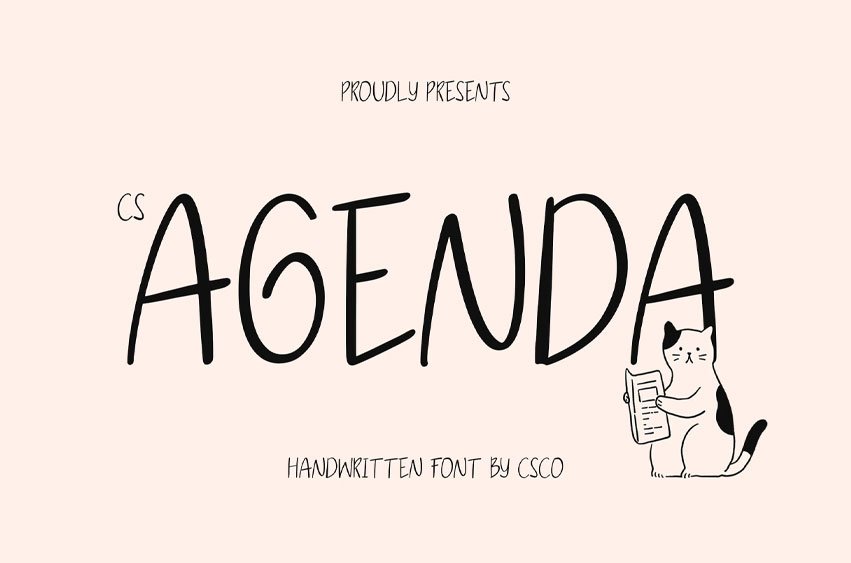 CS Agenda Font