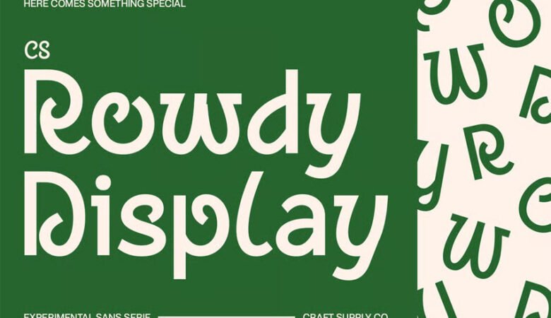 CS Rowdy Font