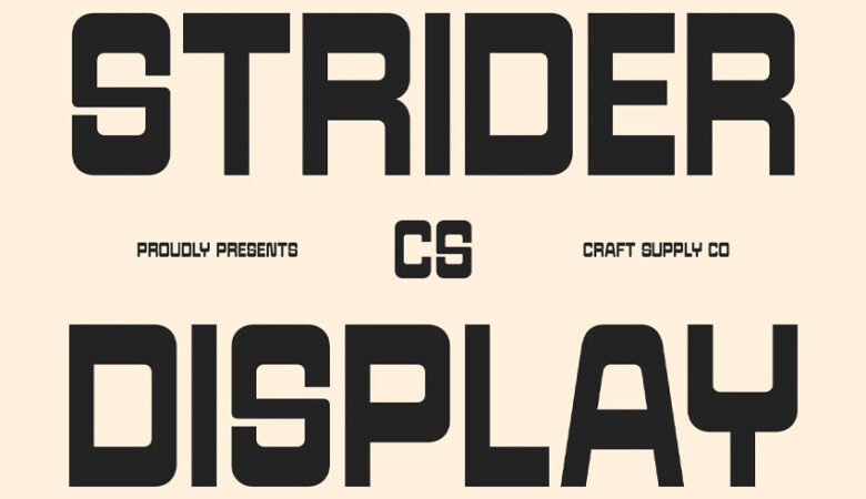 CS Strider Font