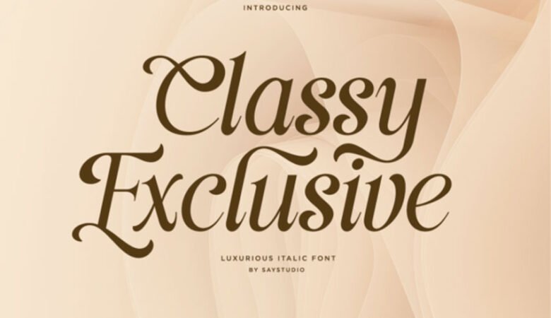 Classy Exclusive Font