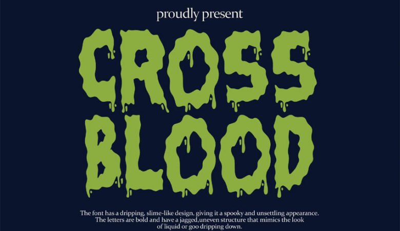 Cross Blood Font