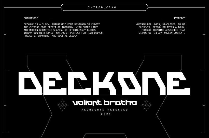Deckone Font