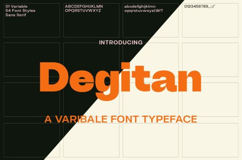Degitan Font