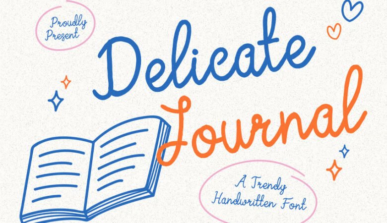 Delicate Journal Font