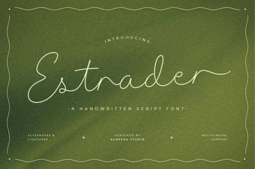 Estrader Font