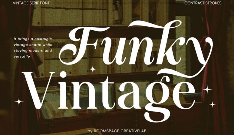 Funky Vintage Font