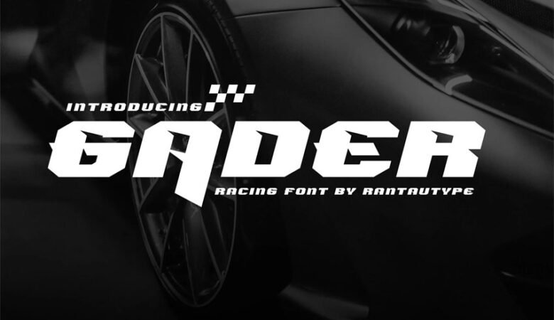 Gader Racing Font