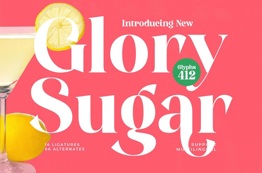 Glory Sugar Font