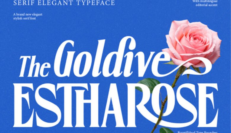 Goldive Estharose Font