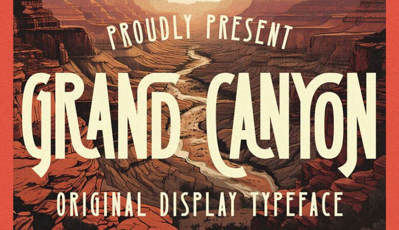 Grand Canyon Font