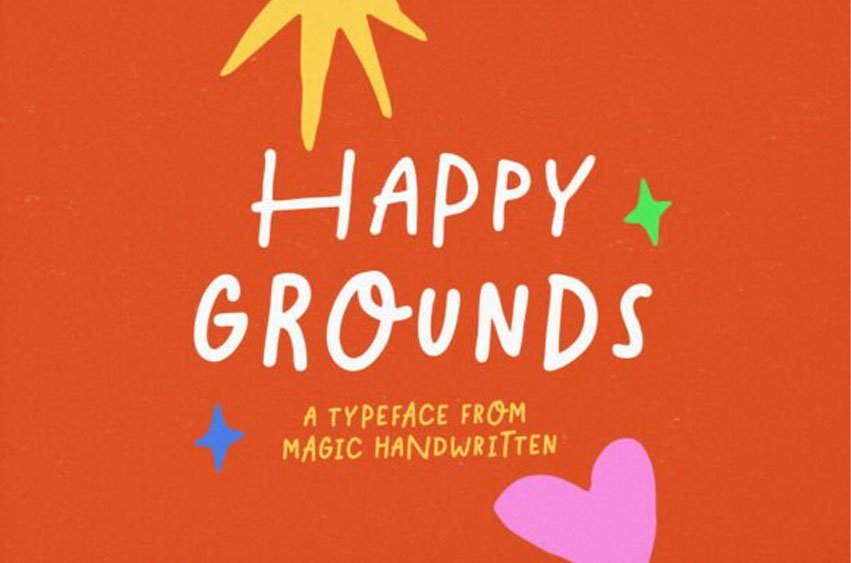 Happy Grounds Font